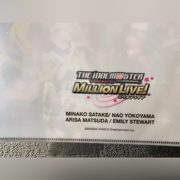 The Idolmaster / iDOLM@STER Million Live! Millionstars Clear File Folder Anime - Picture 5 of 5